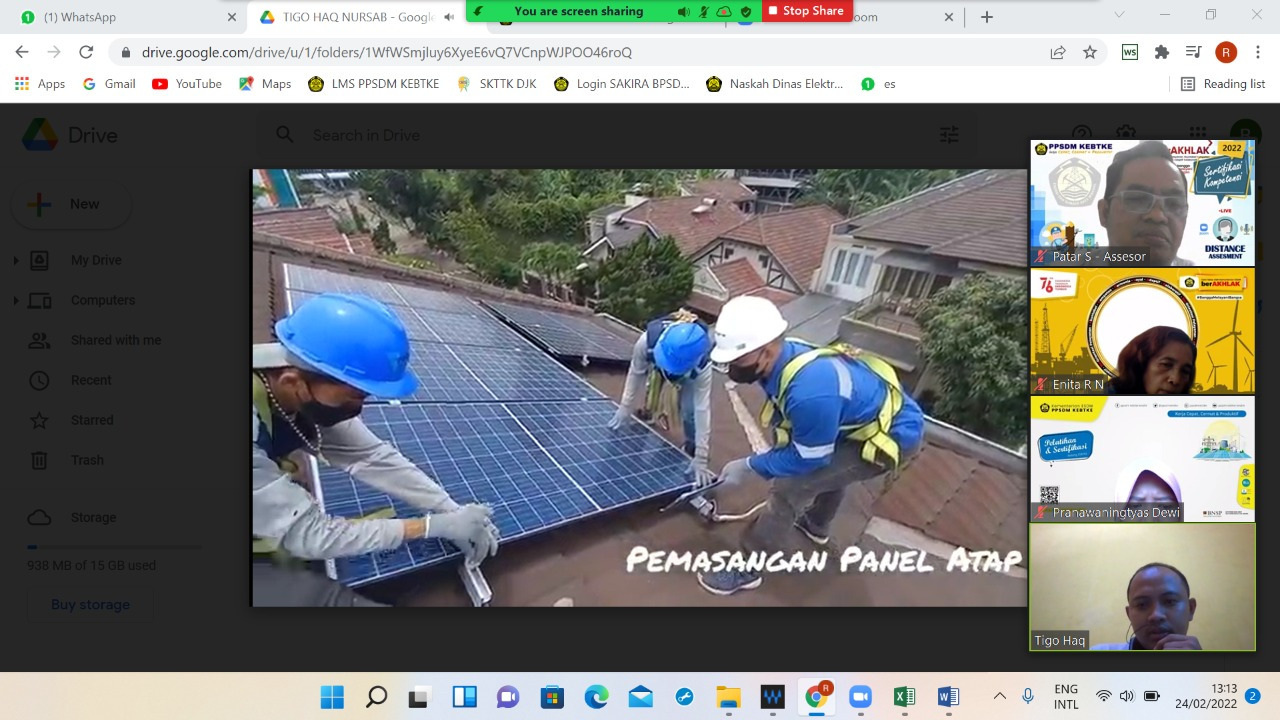 PPSDM KEBTKE Selenggarakan Uji Kompetensi Tenaga Teknik Bidang Pembangkit Tenaga Listrik