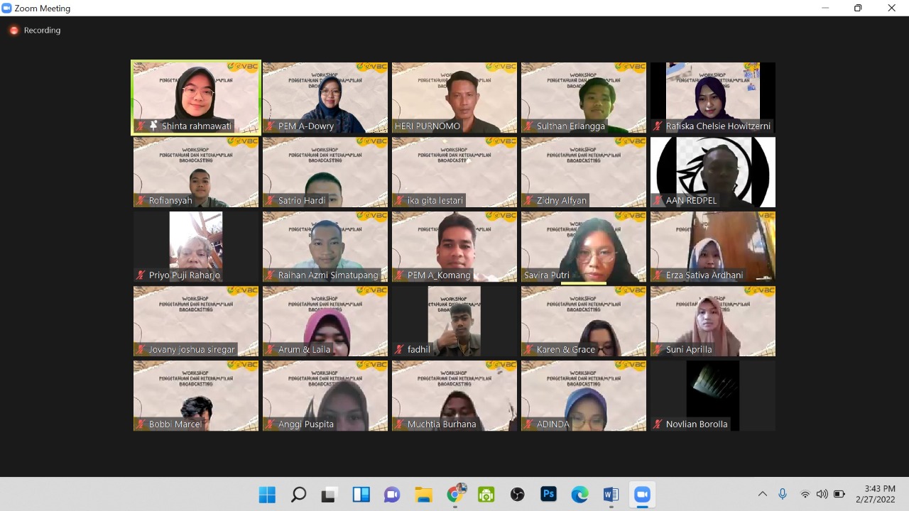 UKM Radio dan Pena Vyatra, Belajar Kelola Radio di Era Digitalisasi