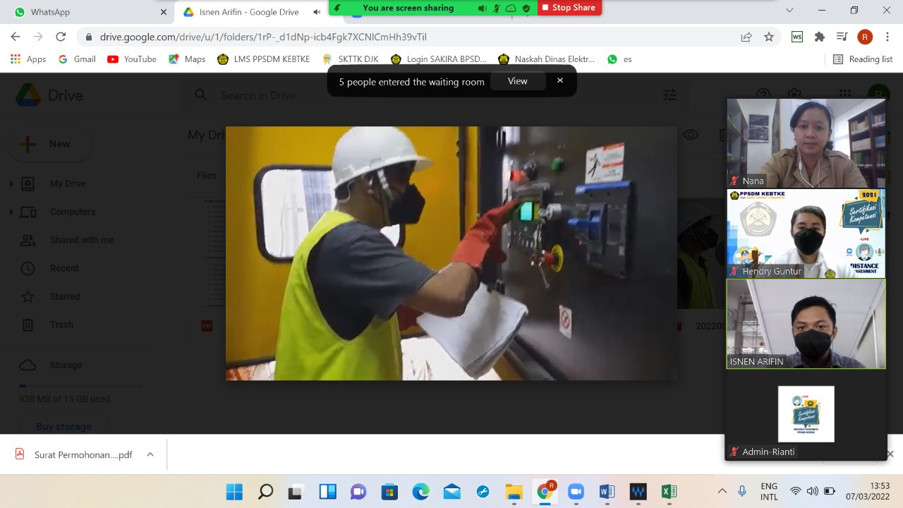PPSDM KEBTKE Selenggarakan Uji Kompetensi Bagi Operator PLTD