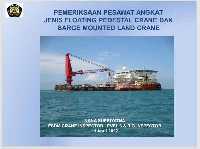 PPSDM Migas Concern untuk Tingkatkan Pengetahuan Asesor Operator Pedestal Crane