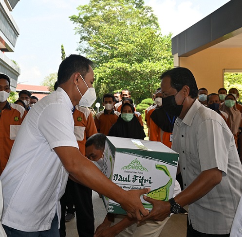 PPSDM Migas Bagikan Bingkisan Hari Raya Idul Fitri 1443 H