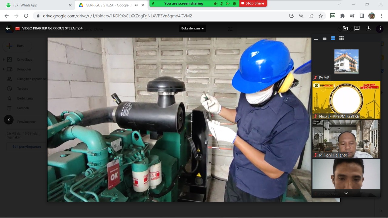 Sertifikasi Online Tenaga Teknik Pembangunan dan Pemasangan PLTS, Serta Pengoperasian PLTD Bersama PPSDM KEBTKE
