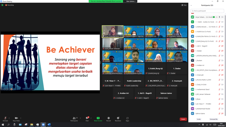ACHIEVEMENT MOTIVATION TRAINING