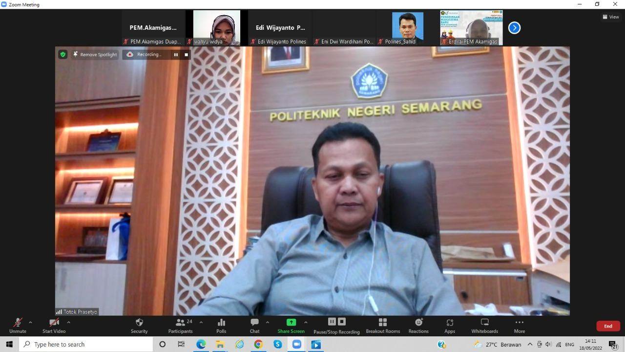 PEM Akamigas Jalin Kerja Sama dengan Polines