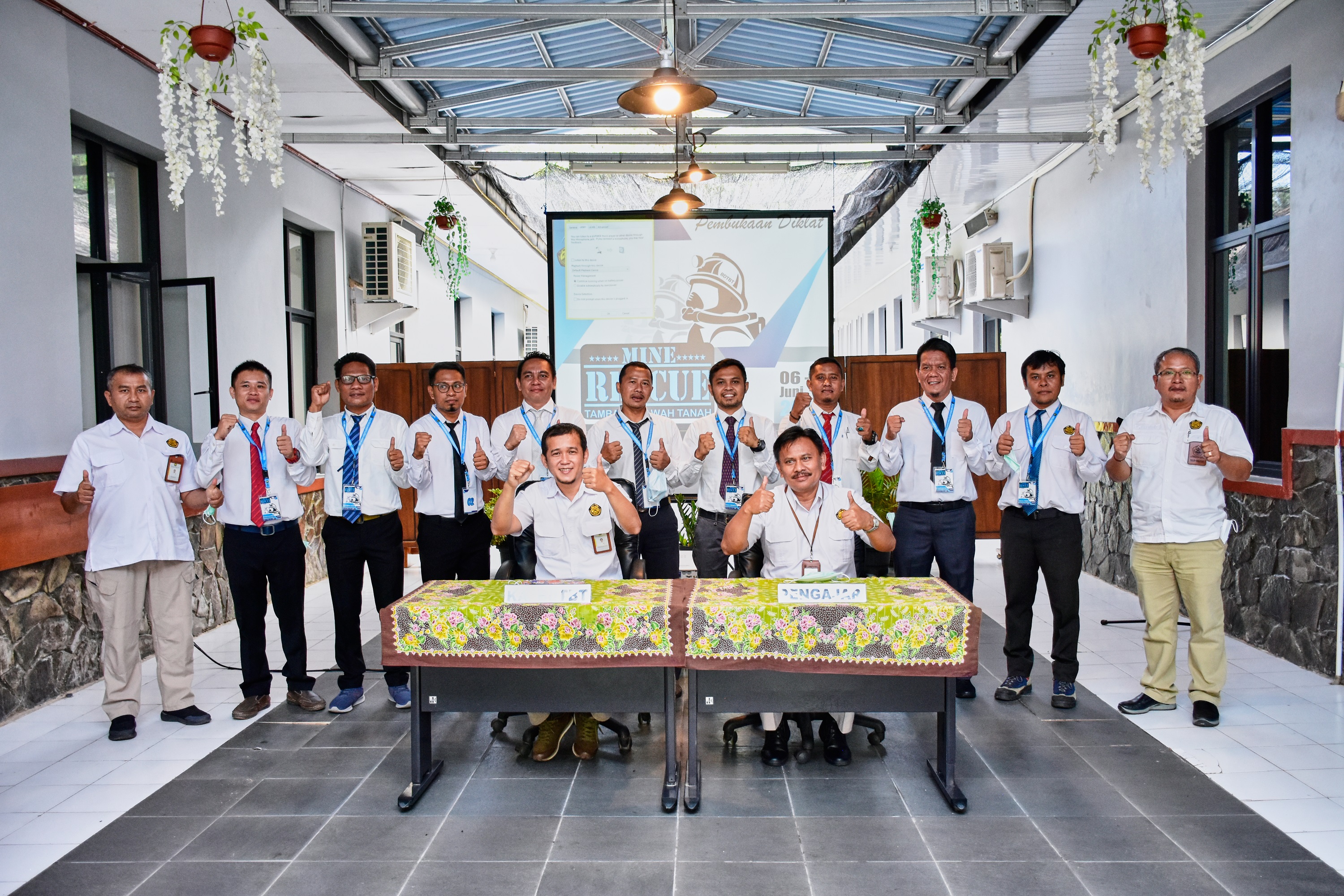 Diklat Mine Rescue Tambang Bawah Tanah bagi ASN KESDM