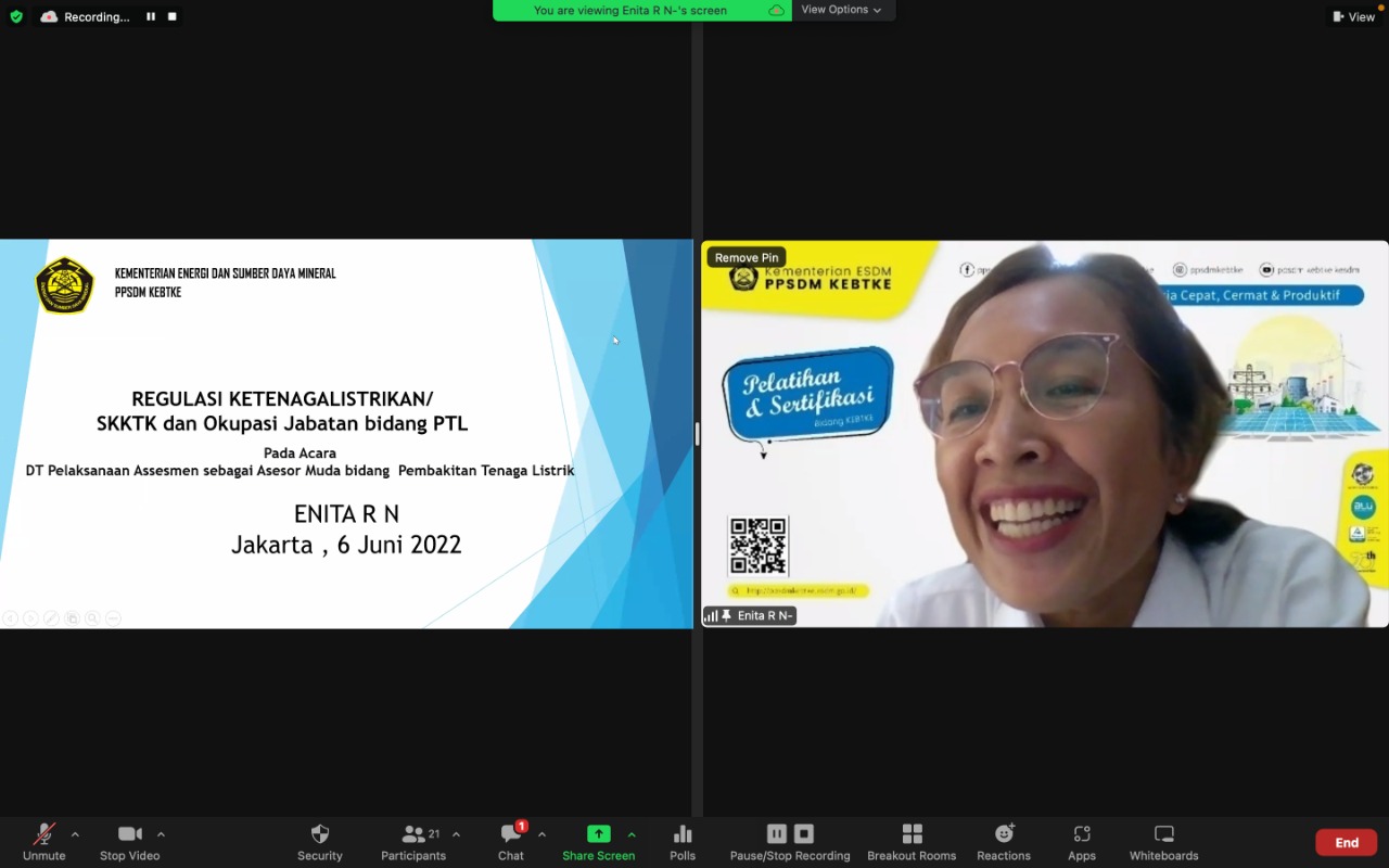 Pelatihan Teknis Pelaksanaan Asessmen sebagai Asesor
