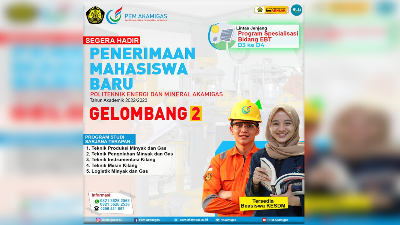 PEM Akamigas Buka PMB Gelombang Dua