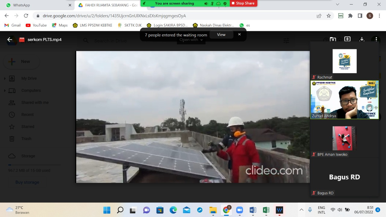 Pelayanan Uji Kompetensi bagi Tenaga Teknik Ketenagalistrikan Bersama PPSDM KEBTKE