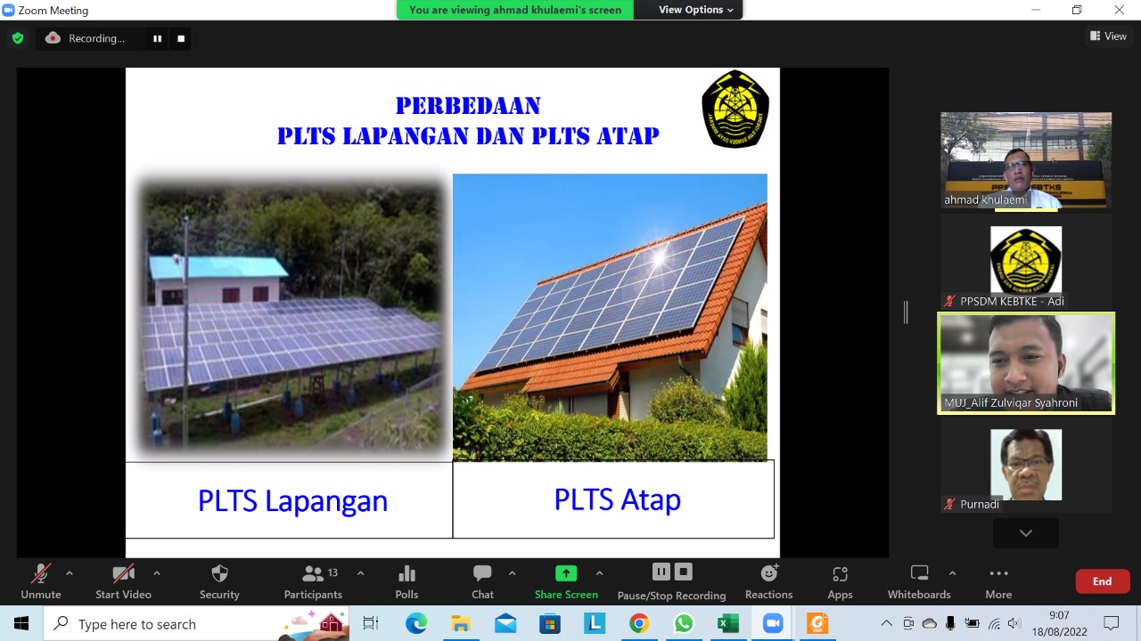 Dimana Lagi Tempat Mengembangkan Kompetensi Energi Terbarukan Kalau Bukan di PPSDM KEBTKE
