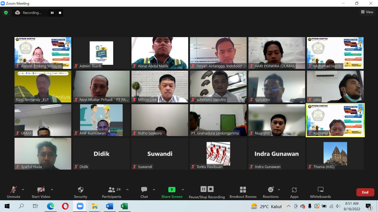 Uji Kompetensi Digelar Bagi Tenaga Teknik Ketengalistrikan Untuk Industri