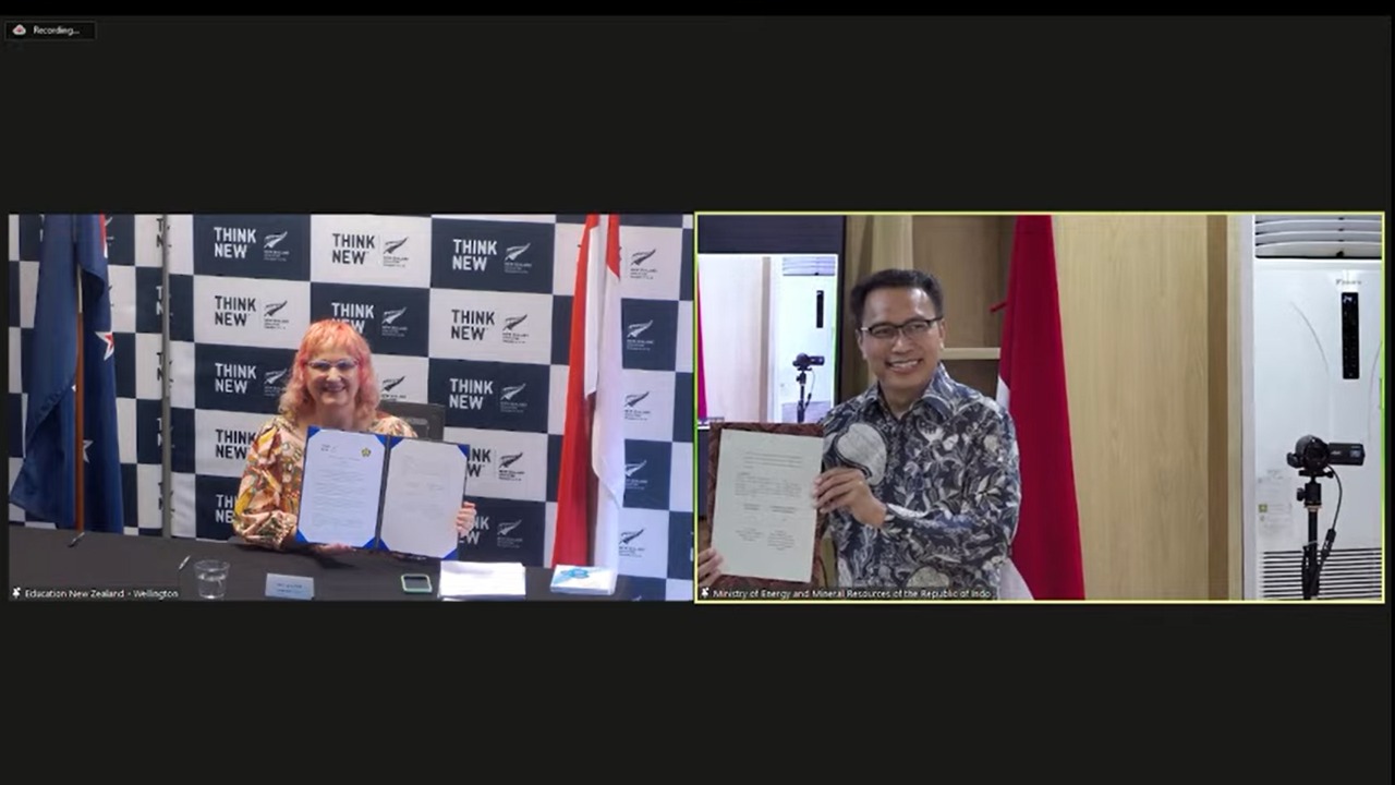 BPSDM ESDM Bekerjasama dengan Education New Zealand Wujudkan SDM Ahli Panas Bumi