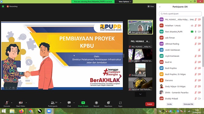 PPSDM MIGAS Berikan Pelatihan Kerja Sama Pemerintah dan Badan Usaha Subsektor Migas untuk ASN KESDM