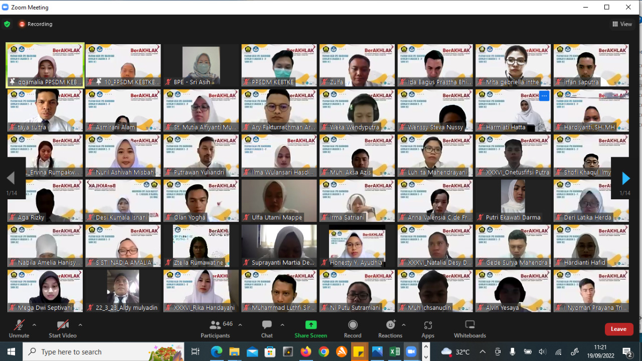 Pelatihan Dasar CPNS Gelombang III Resmi dibuka oleh Kepala PPSDM KEBTKE