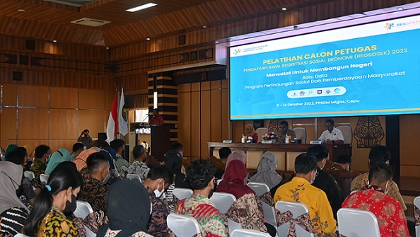 Pelatihan Calon Petugas Pendataan Awal Regsosek dari BPS di PPSDM Migas