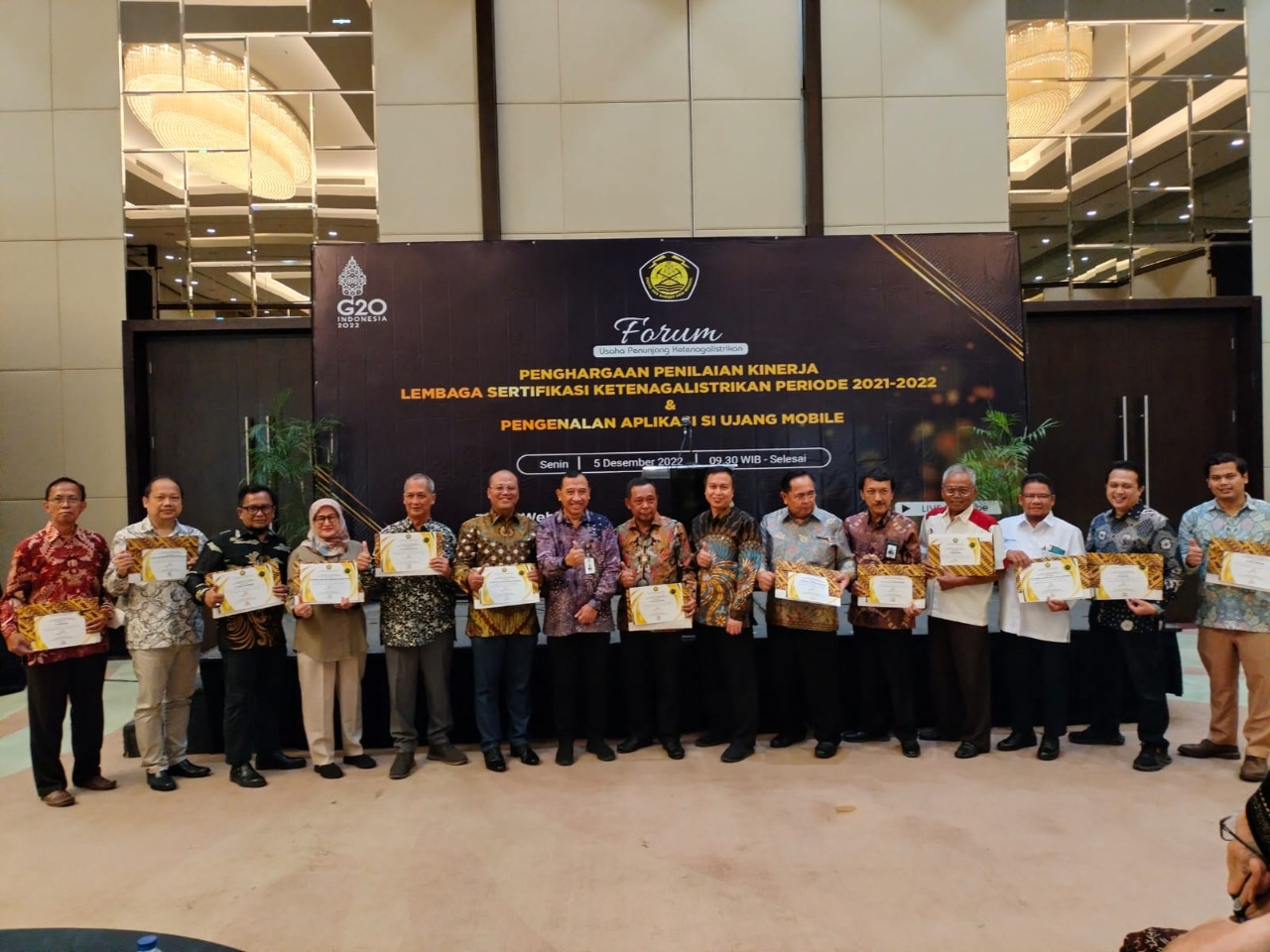 PPSDM KEBTKE Terima Penghargaan Emas Kinerja Lembaga Sertifikasi Ketenagalistrikan Ketigakalinya dari Ditjen Ketenagalistrikan