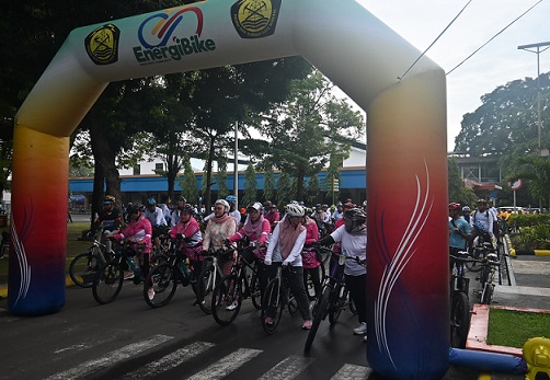 Gowes dan Lomba Bareng dalam Rangka HUT PPSDM Migas ke-57 Berlangsung Meriah