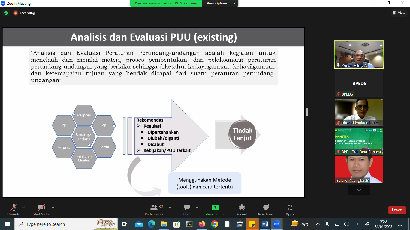 ASN Kementerian ESDM Pelajari Evaluasi Produk Hukum Sektor KEBTKE