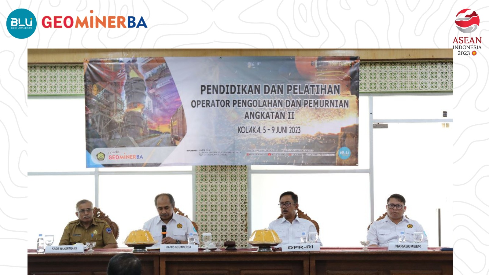 PPSDM Geominerba Gelar Pelatihan bagi Masyarakat Sulteng