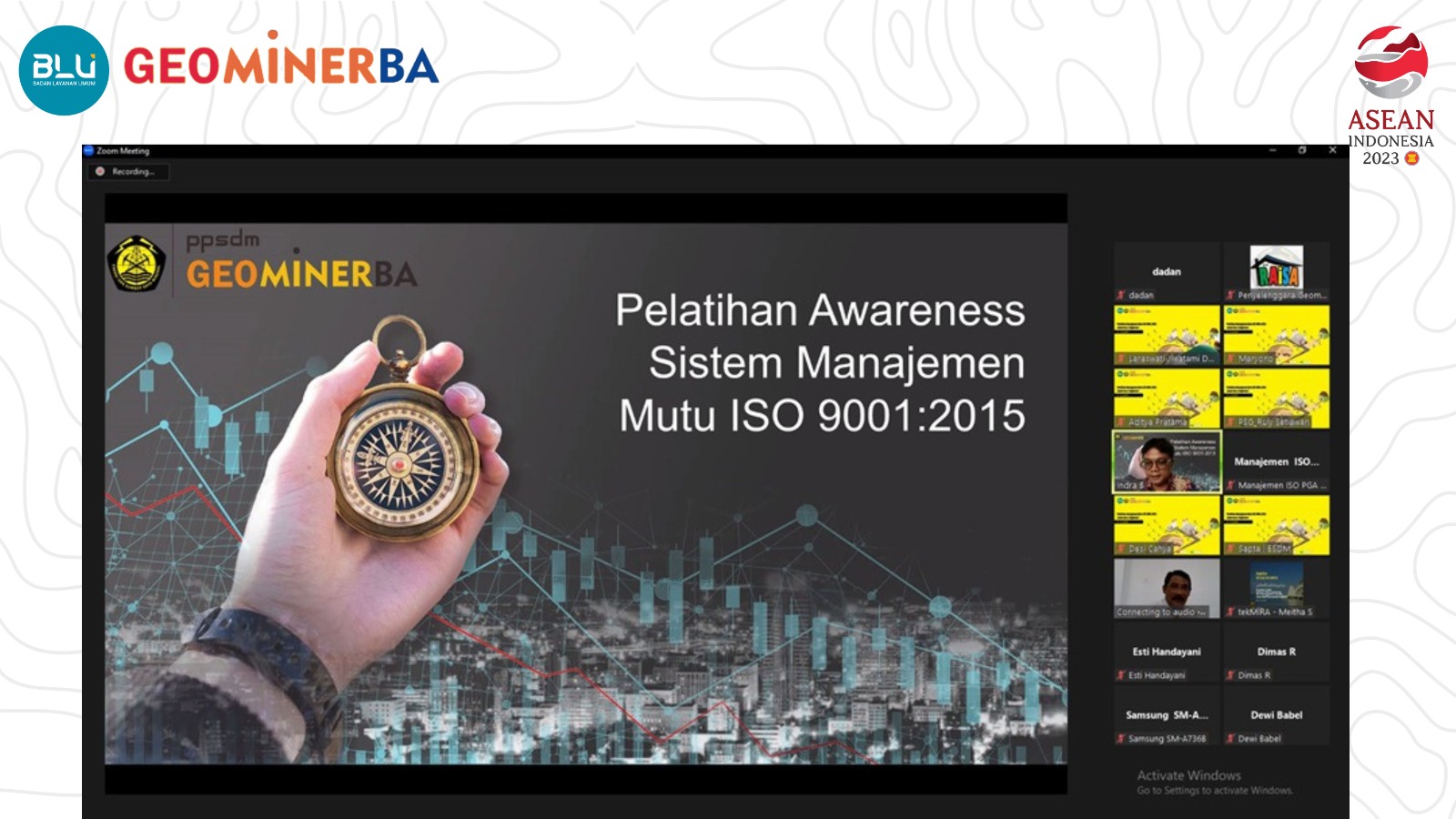 ASN KESDM Kembangkan Kompetensinya melalui Manajemen Mutu ISO 9001:2015