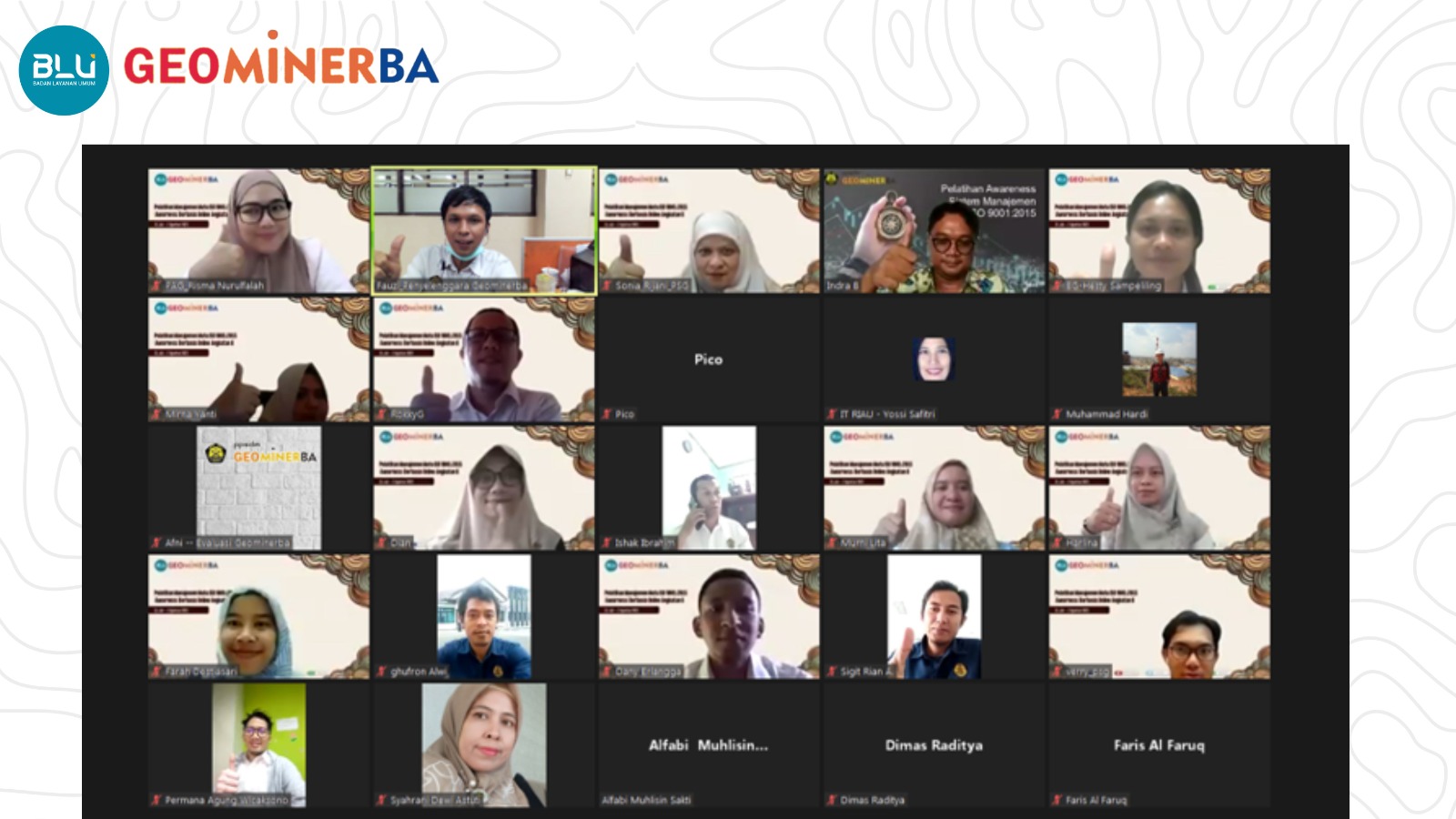 PPSDM Geominerba Kembali Gelar Pelatihan Manajemen Mutu ISO 9001:2015