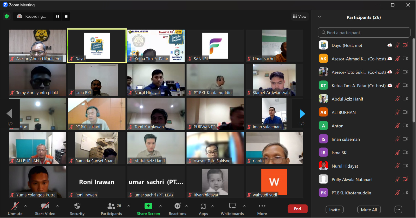 PPSDM KEBTKE Gelar Uji Kompetensi Tenaga Teknik Bidang Pembangkit Tenaga Listrik