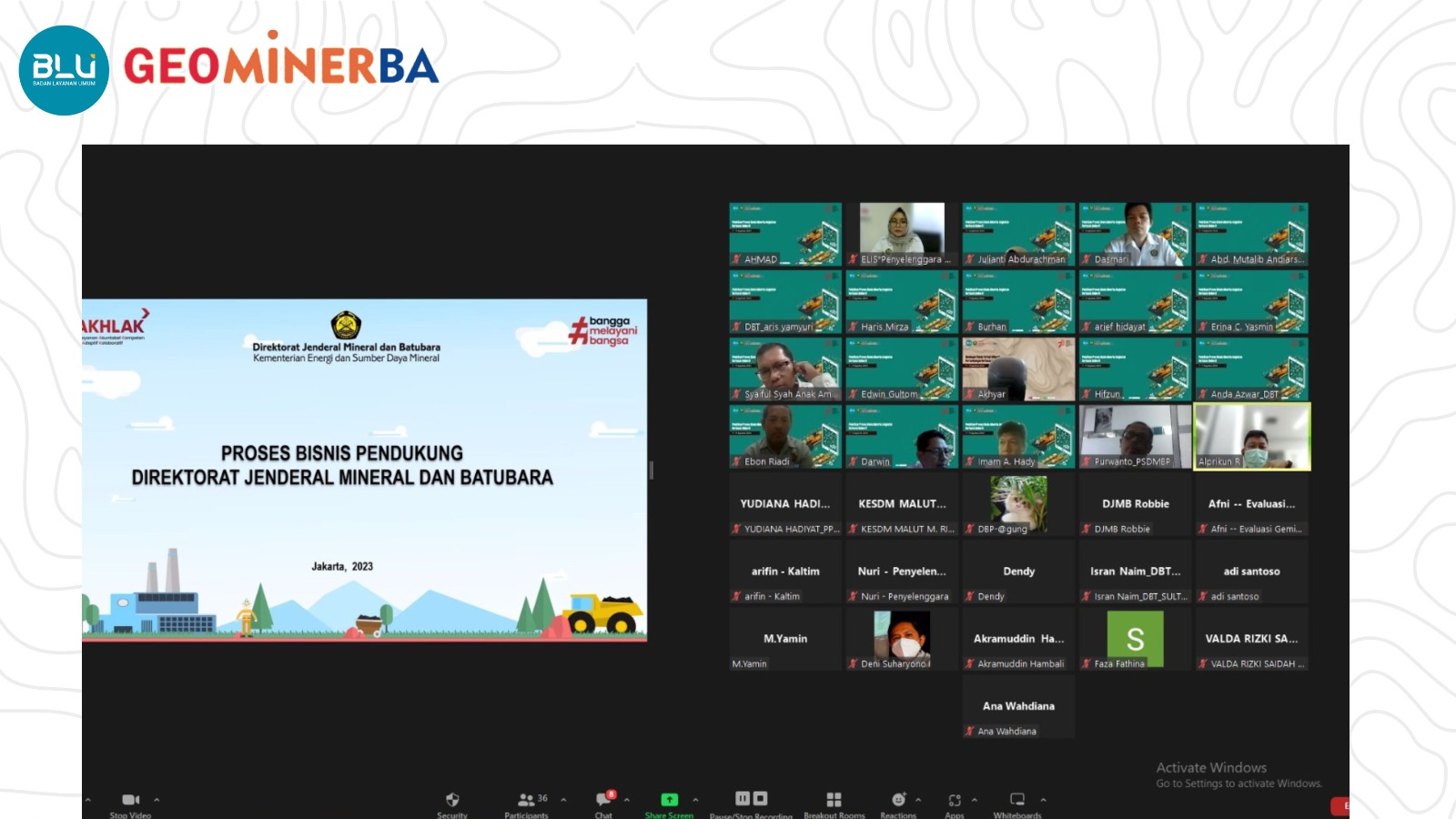 Tingkatkan Investasi SDM di Indonesia melalui Pelatihan Proses Bisnis Minerba oleh PPSDM Geominerba