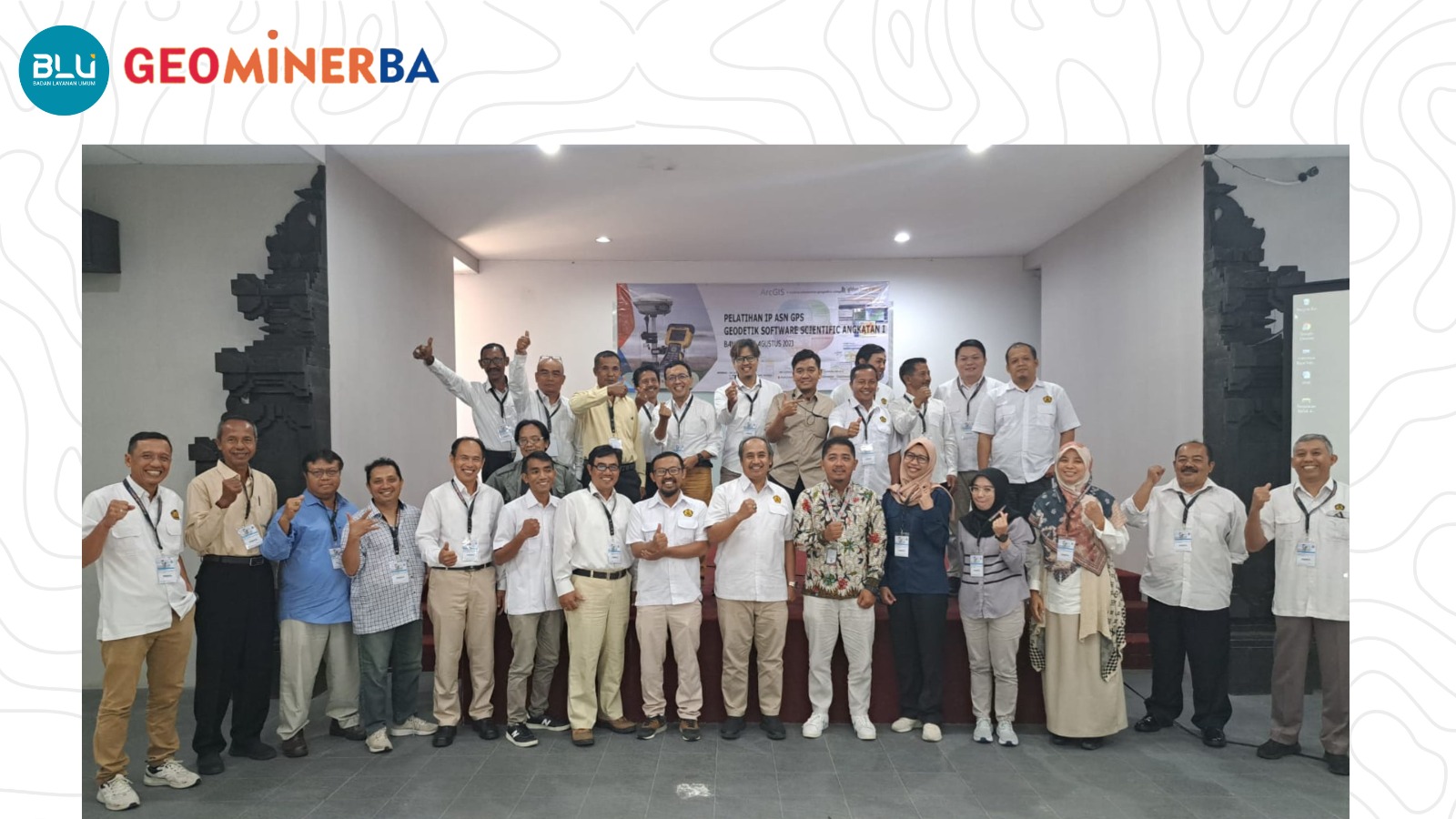 Tingkatkan Kompetensi ASN Terhadap Teknologi, PPSDM Geominerba Gelar Pelatihan GNSS Geodetik Software Scientifik