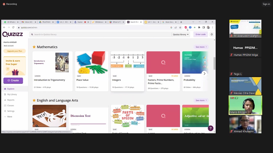 Tingkatkan SDM Pengajar di Kementerian ESDM, PPSDM Migas Berikan Pelatihan Desain Pembelajaran Kolaboratif Berbasis Digital