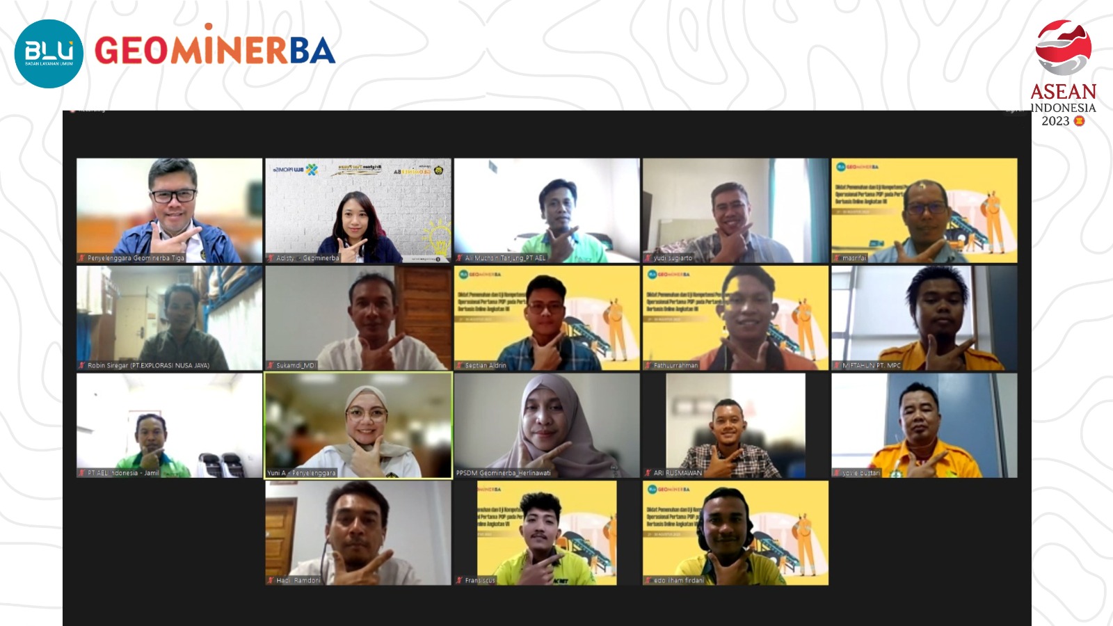 Belasan Pegawai Pertambangan Nasional Ikuti Sertifikasi Pengawasan Operasional di PPSDM Geominerba secara Online