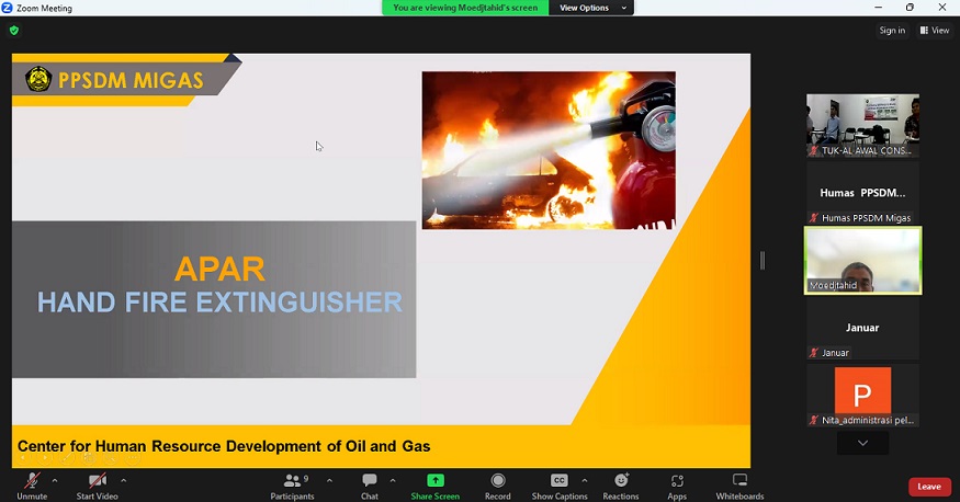 PPSDM Migas Beri Pemahaman K3 untuk Pengawas di Industri Migas