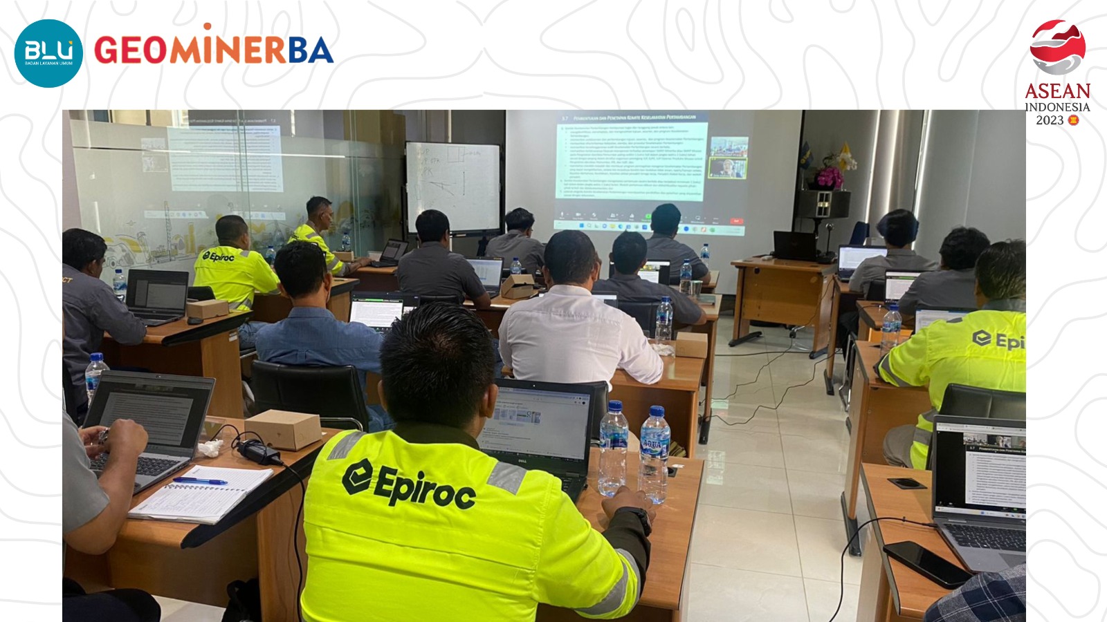 Perdana PPSDM Geominerba Berikan Pelatihan Implementasi SMKP Menggunakan Metode Blended Learning kepada Pegawai PT Epiroc Southern Asia