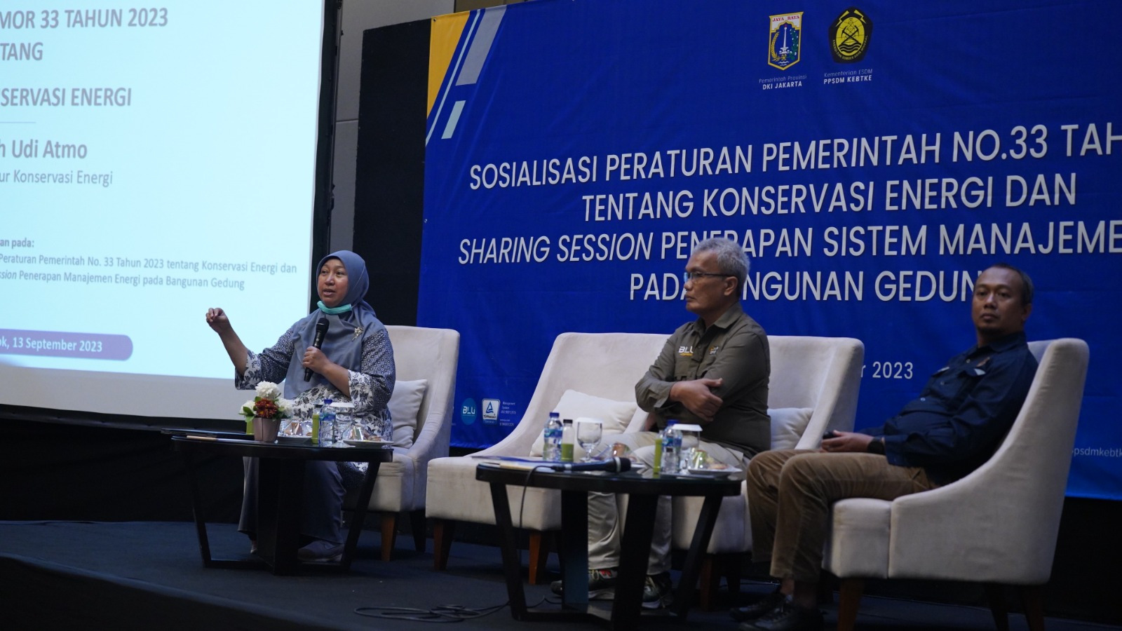 Sosialisasi Peraturan Pemerintah No. 33 Tahun 2023 tentang Konservasi Energi dan Sharing Session Penerapan Sistem Manajemen Energi pada Bangunan Gedung