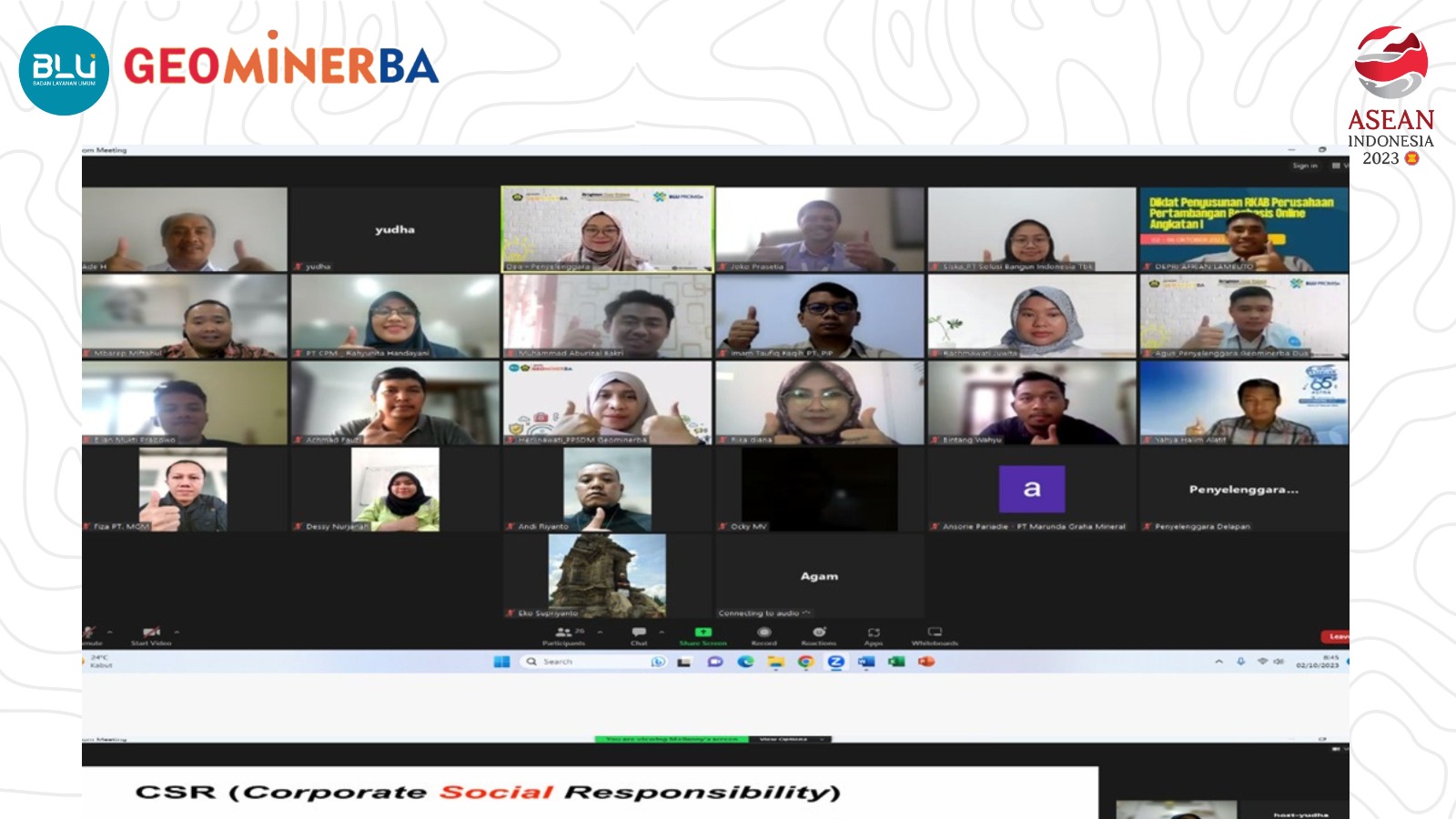 Secara Perdana PPSDM Geominerba Cetak SDM Unggul Pelaksana Pengelola Program Pengembangan Masyarakat