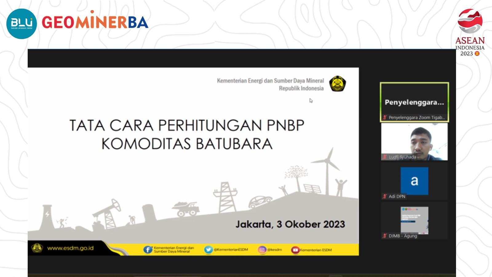 Pelatihan Penyusunan Target PNBP SDA Batubara untuk ASN di Lingkungan Kementerian ESDM