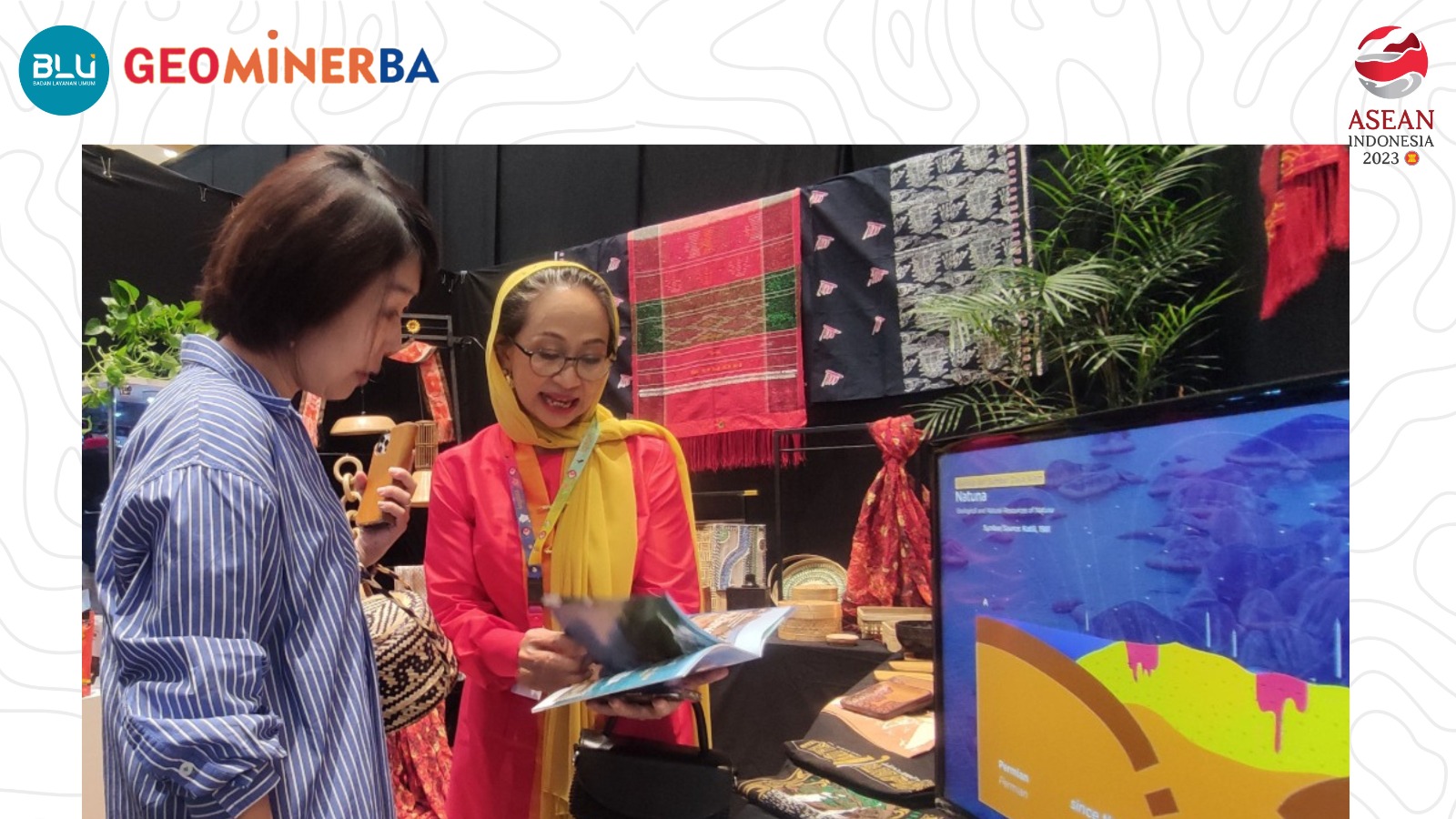 Pameran Kriya Nusa 2023: Geopark dalam Sorotan PPSDM Geominerba dan Kementerian ESDM
