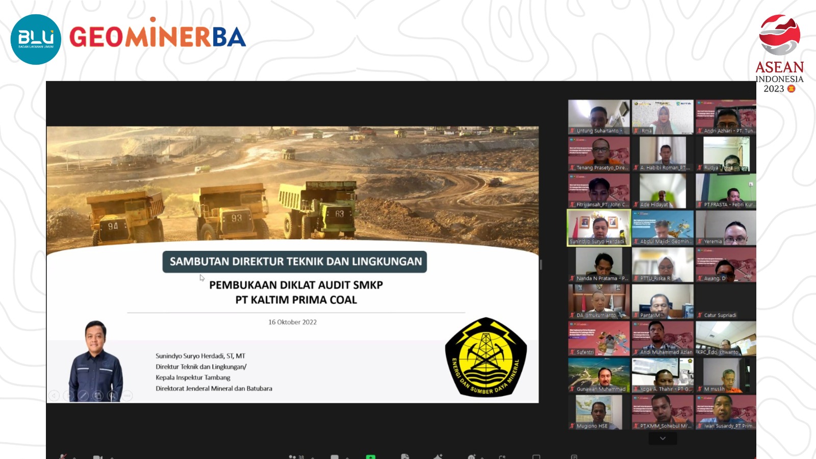 Kaltim Prima Coal Siapkan Auditor SMKP Kompeten