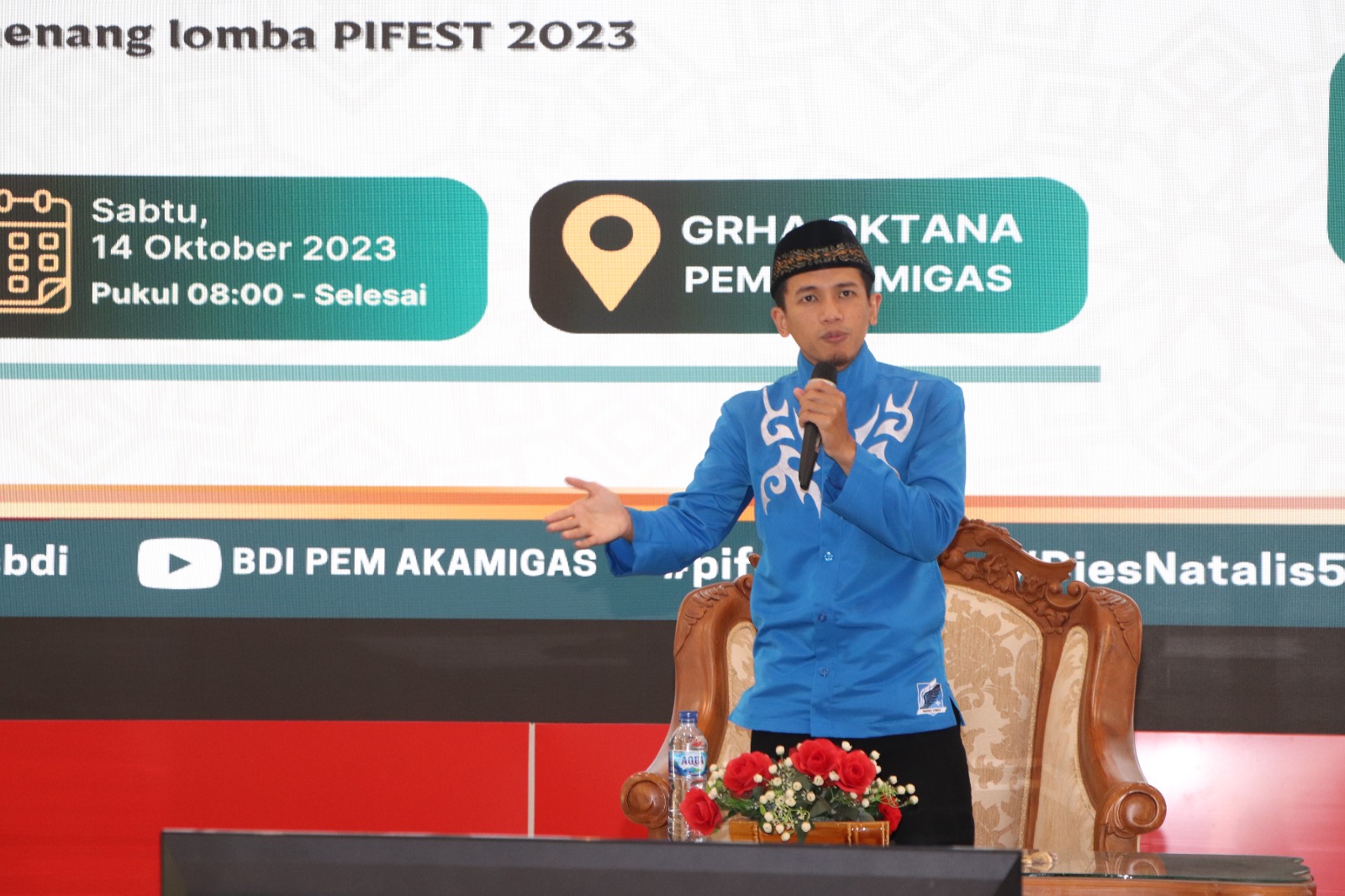 Tabligh Akbar Bersama Ustadz Abu Takeru di Peringatan Dies Natalis Ke-57 PEM Akamigas