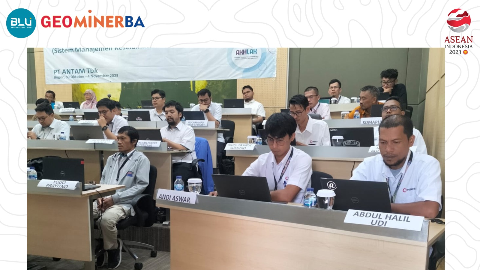 PT Antam Gandeng PPSDM Geominerba Gelar Pelatihan Implementasi SMKP secara Tatap Muka