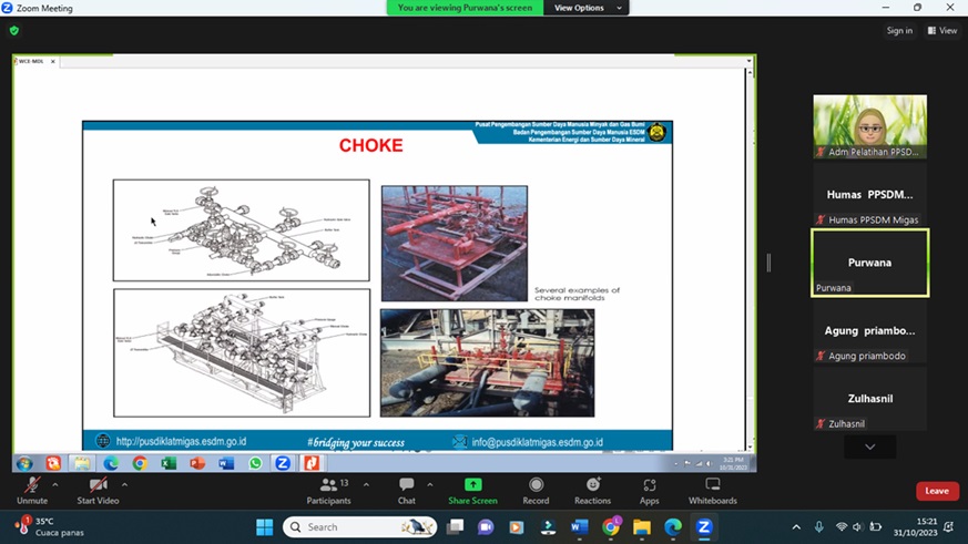 PPSDM Migas Improve Knowledge dan Kompetensi Operator Produksi Migas