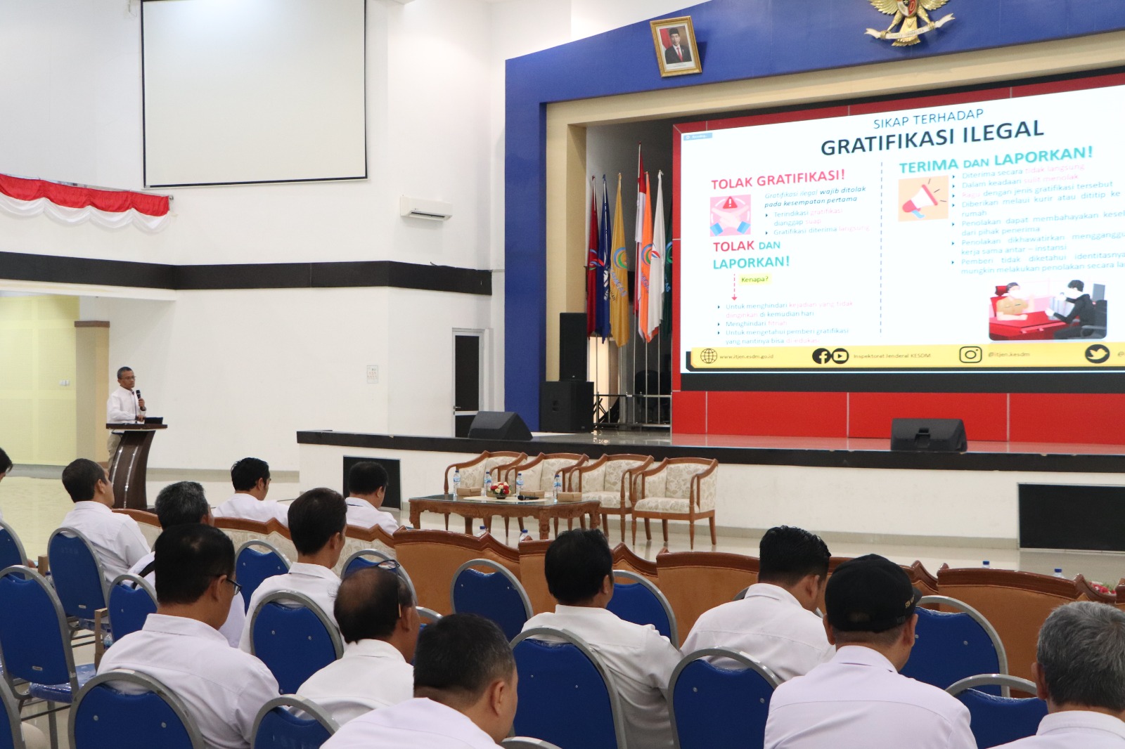 Sosialisasi dan Internalisasi Pengendalian Gratifikasi, Whistle Blowing System dan Benturan Kepentingan