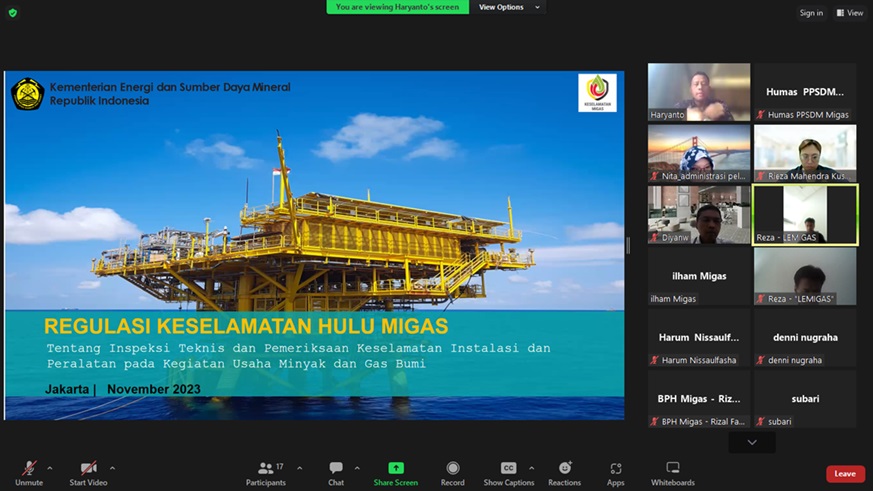 Cermati Risiko Keselamatan dan Lingkungan, PPSDM Migas Tingkatkan Awareness tentang Regulasi K3LL