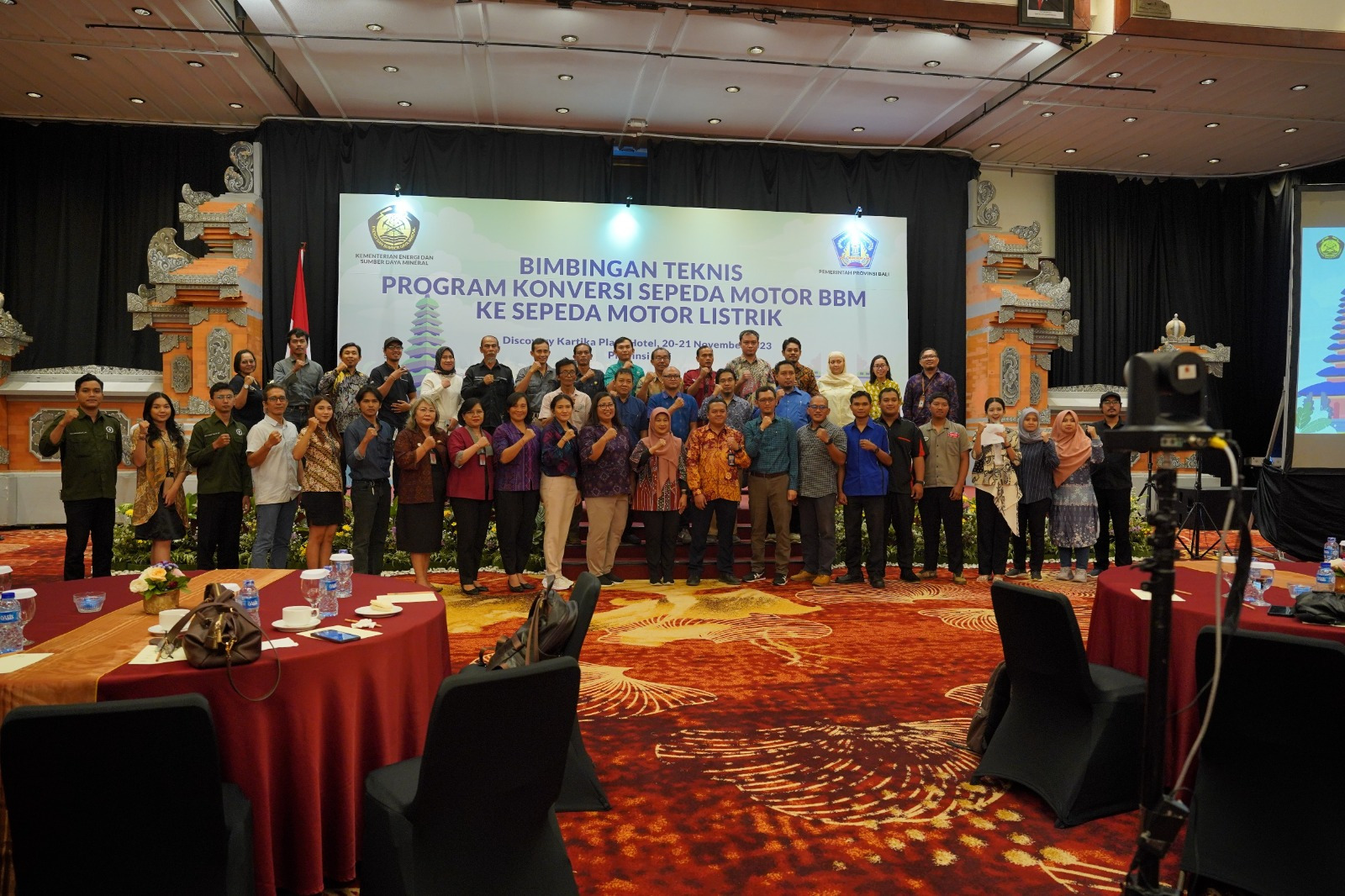 Kementerian ESDM Selenggarakan Bimtek Konversi Program Konversi Sepeda Motor BBM ke Sepeda Motor Listrik di Bali