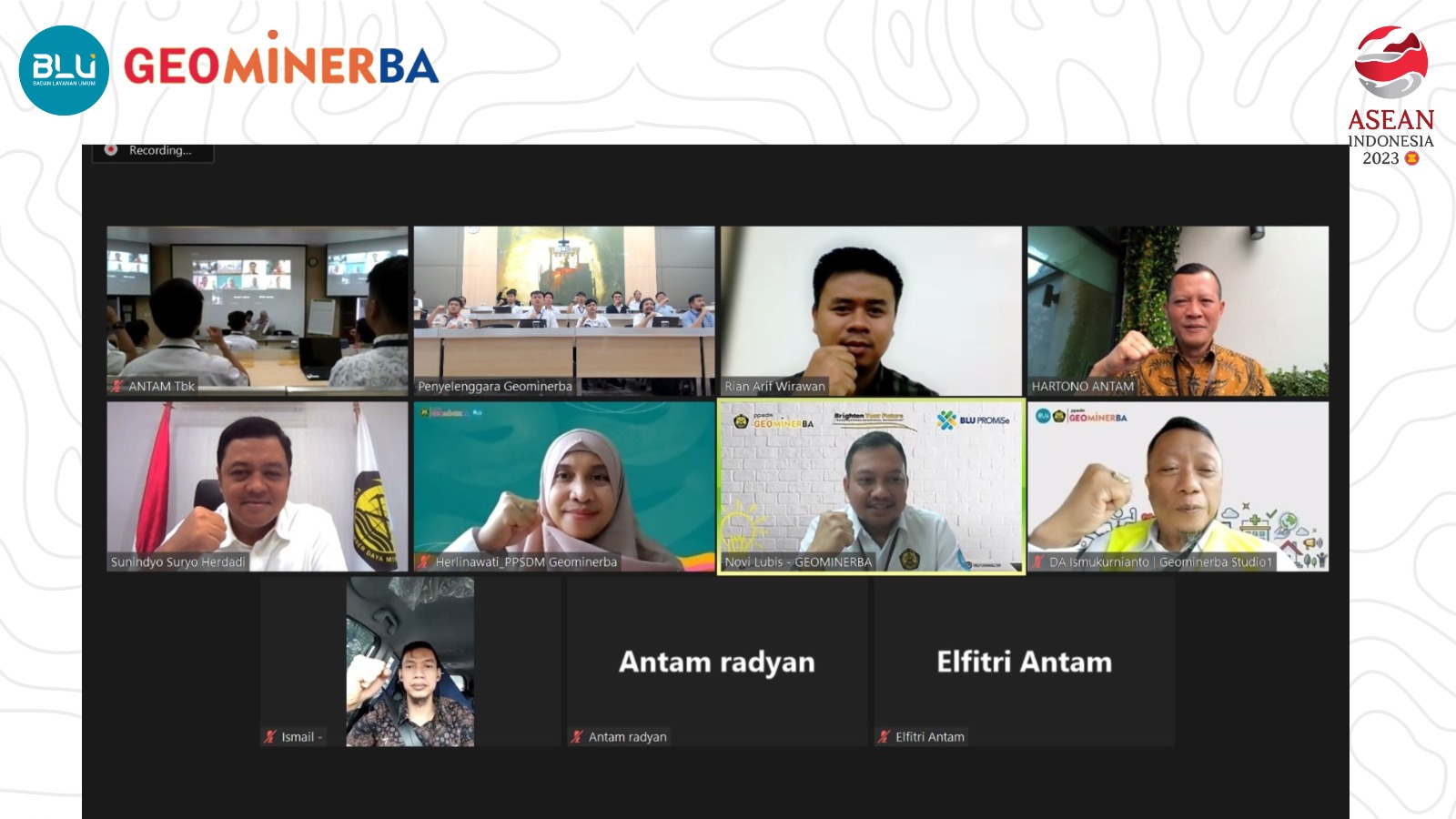 Perdana PT Antam Tbk Gandeng PPSDM Geominerba Gelar Audit SMKP Metode Blended Learning
