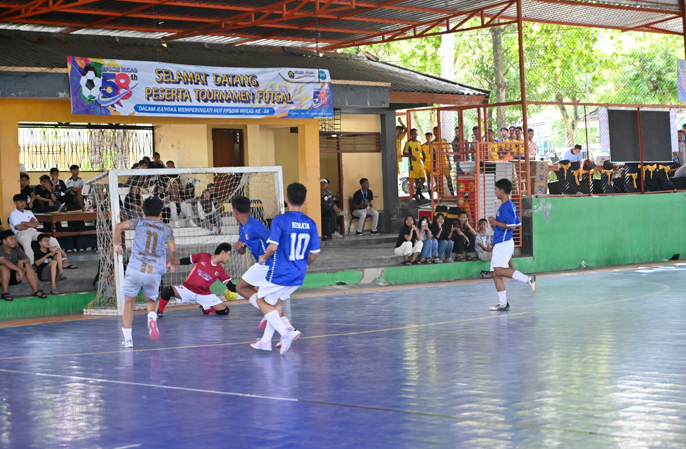 Merayakan HUT Ke-58, PPSDM Migas Gelar Turnamen Futsal Pelajar Putra Tingkat SMA/SMK/MA