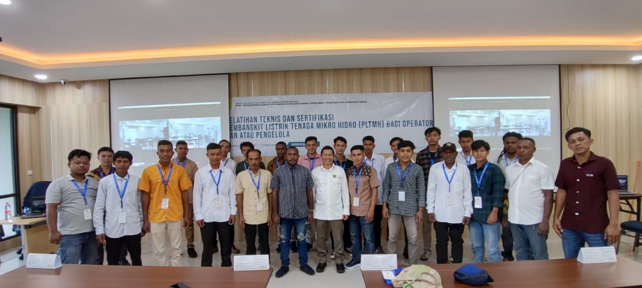 PPSDM KEBTKE Gelar Pelatihan dan Sertifikasi Bagi Operator/Pengelola PLTMH