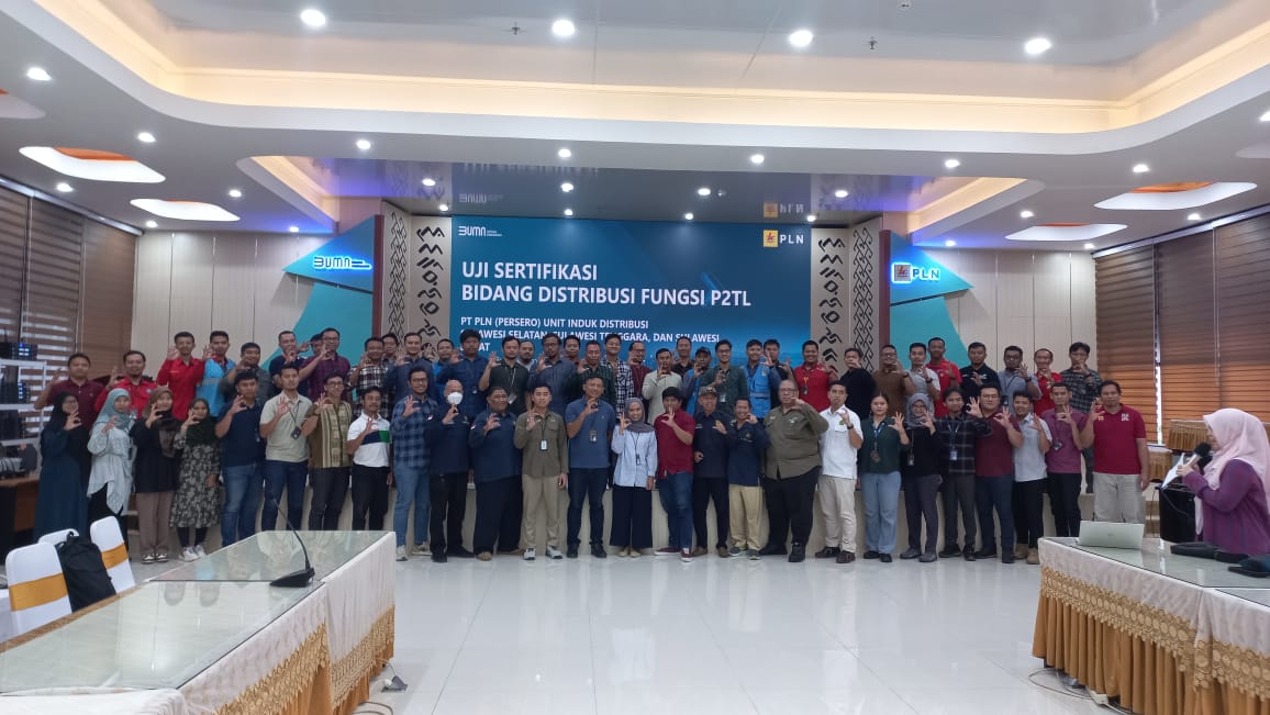 Uji Kompetensi Penertiban Pemakaian Tenaga Listrik Bagi 50 Orang dari PT. PLN (Persero)