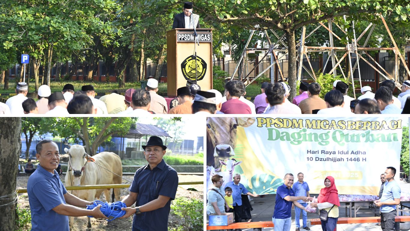 PPSDM Migas Gelar Salat dan Kurban Idul Adha 1446 H, Kuatkan Kebersamaan Umat