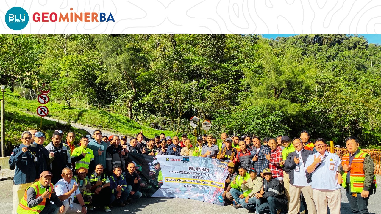 PPSDM Geominerba dan PT Freeport Selenggarakan Pelatihan Pekerja Peledakan Madya Angkatan II di Timika
