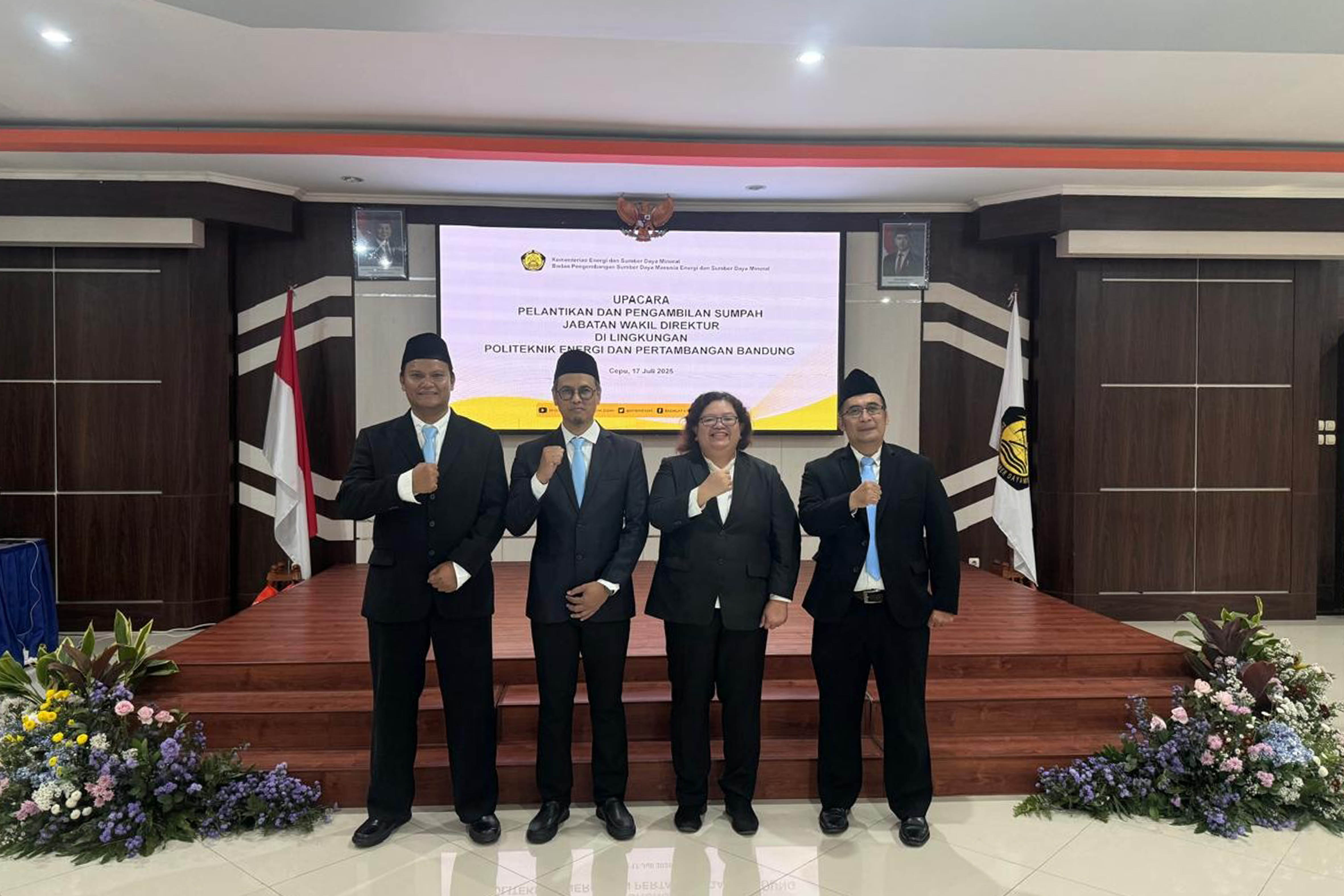 Pelantikan dan Pengambilan Sumpah Jabatan Wakil Direktur di Lingkungan PEP Bandung