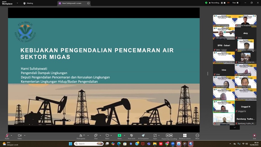 ASN Kementerian ESDM Ikuti Pelatihan Penyusunan Persetujuan Teknis Limbah Cair Migas di PPSDM Migas